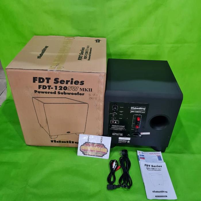 Fidelity Fdt120Sw Mkii 12 Inch Subwoofer Aktif Original Fdt-120Sw Mk 2 Co