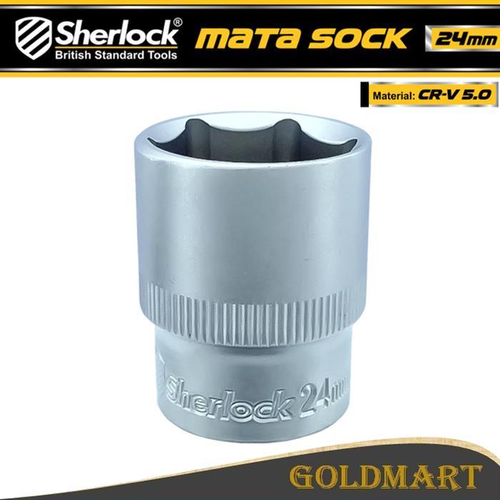 "New" Kunci Shock 24mm / Sherlock Mata Sok 1/2 Inch