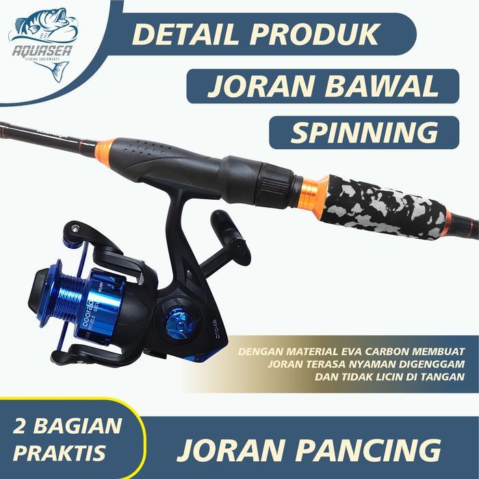 Josh Pancing - Joran Pancing Bawal 1.50M-1.80M Carbon Fiber Alat Ikan Umpan Lure Reel