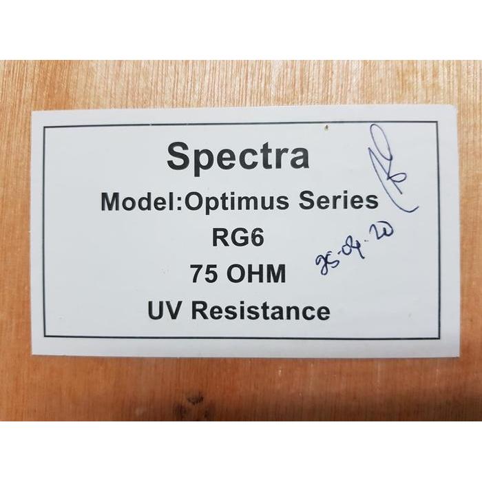 kabel coaxial rg6 spectra - kabel cctv rg6 - coaxial rg6 optimus black