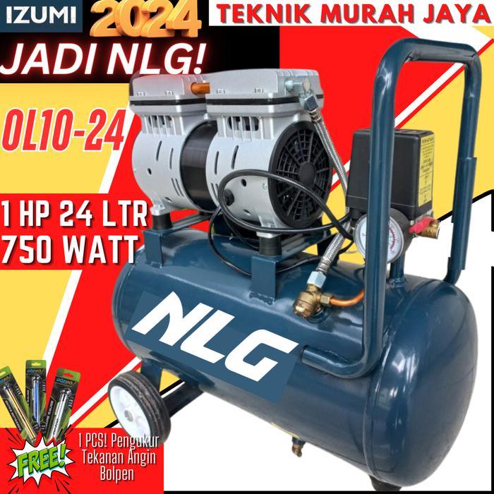 IZUMI OL 1024 ARTIX OA 1024 24 Liter Kompresor Oilless 1 Hp 24 Liter OA-1024 OA1024 OL 1024 NLG - IZ