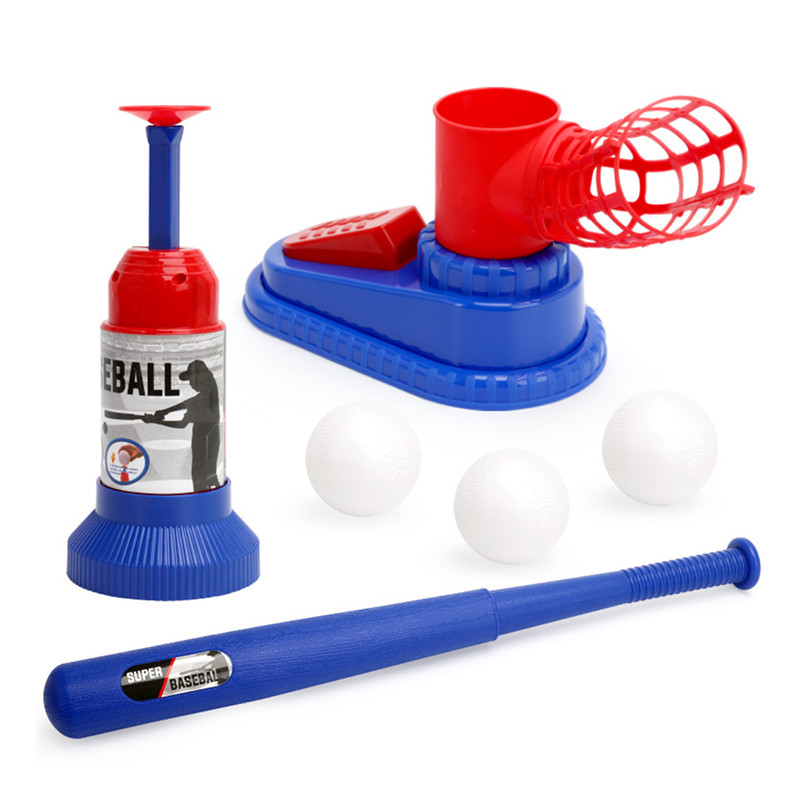 Baseball Ball Toys Backyard Outdoor Sports Toy Adjustable Automatic Pitching Baseball Machine Games