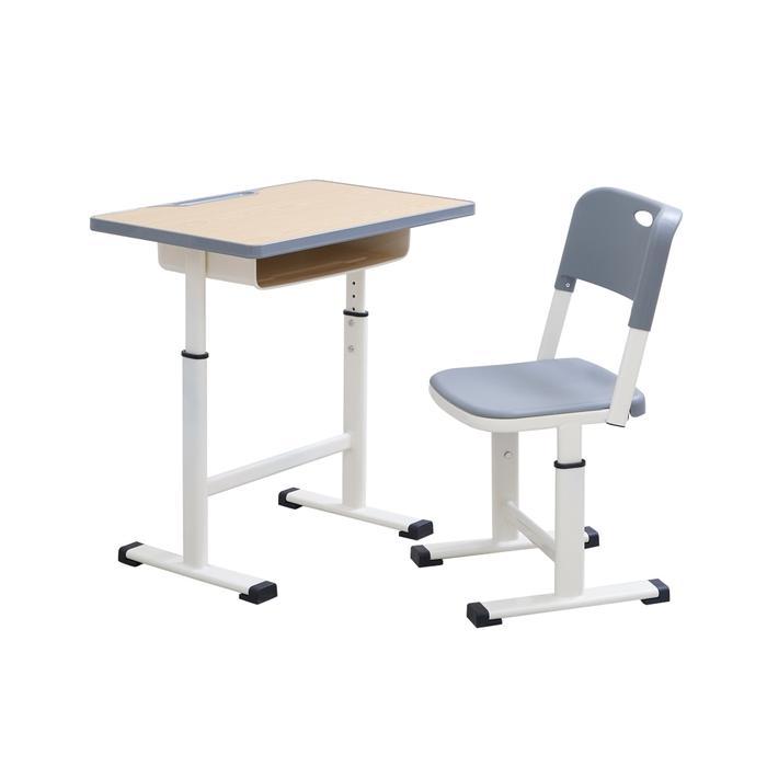 [WAKULLA] Jobb Set Meja & Kursi Sekolah - Cokelat Beech Perabot Sekolah Tempat Belajar Perlengkapan