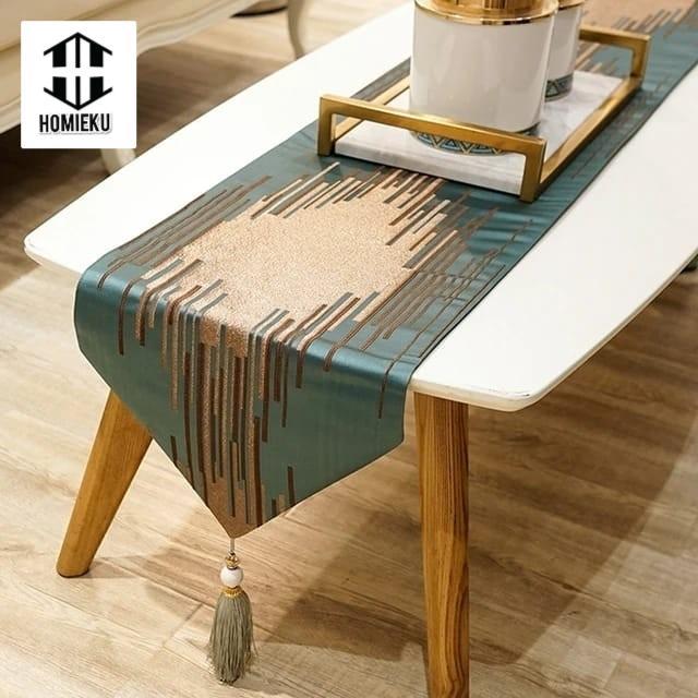 Table Runner Aesthetic Taplak Meja Tamu Panjang Mewah