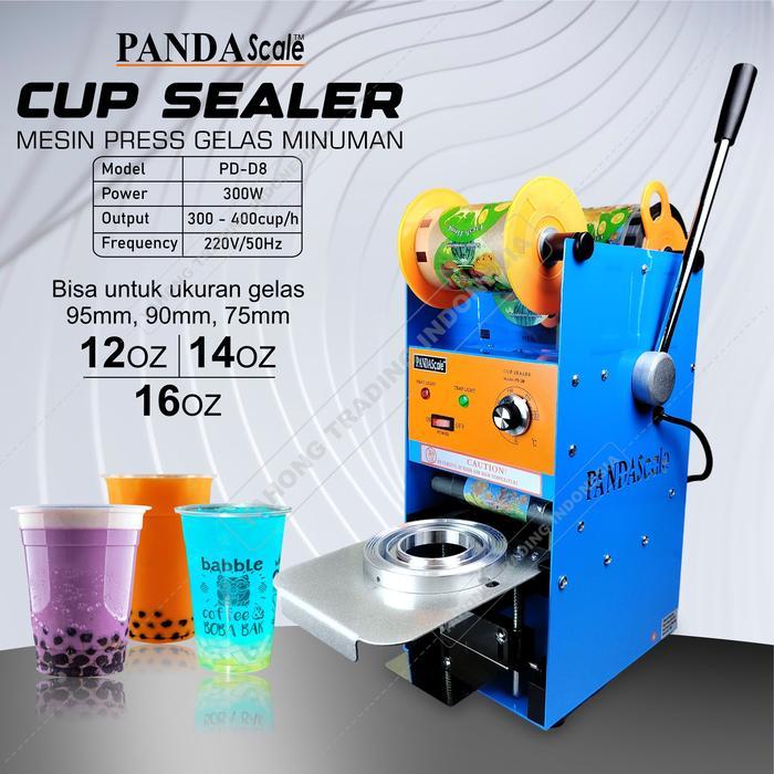(PROMO RAMADHAN) ALAT PRES GELAS MINUMAN MESIN PRESS CUP SEALER PREMIUM TERMURAH TERLARIS