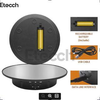 Display Putar Action Figure Alas Putar Fotografi dan Video Diameter 20cm Alat Putar Fotografi