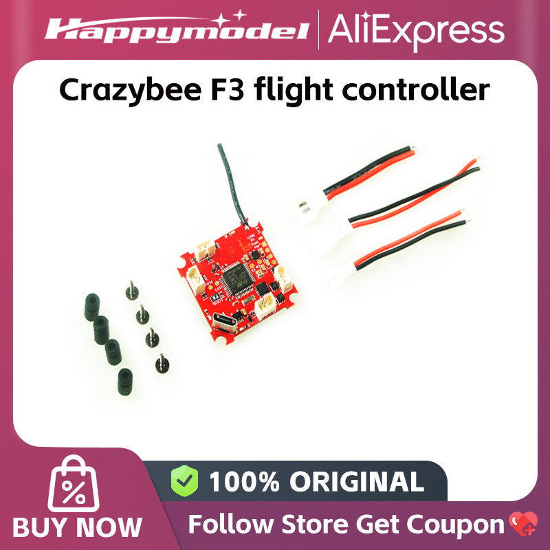 HappyModel Crazybee F3 Flight Controller BLHELI_S 5A 4in1 ESC OSD Current Meter FRSKY FLYSKY