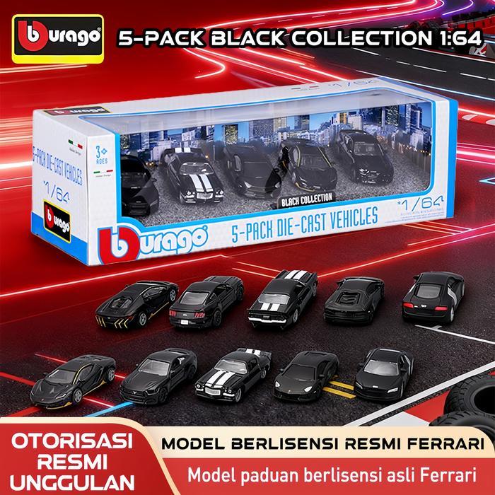 Bburago 1:64 Bburago 5-Pk. (horizontal pack) Combine Collection #WB