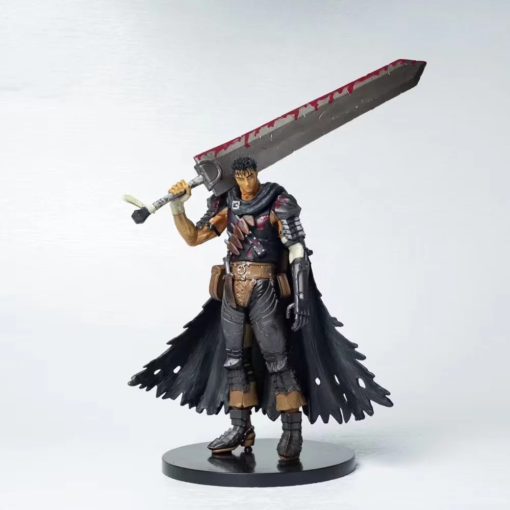 21cm Berserk Guts Anime Figure Berserk Guts L Action Figure Berserk Black Swordsman Figurine Adult