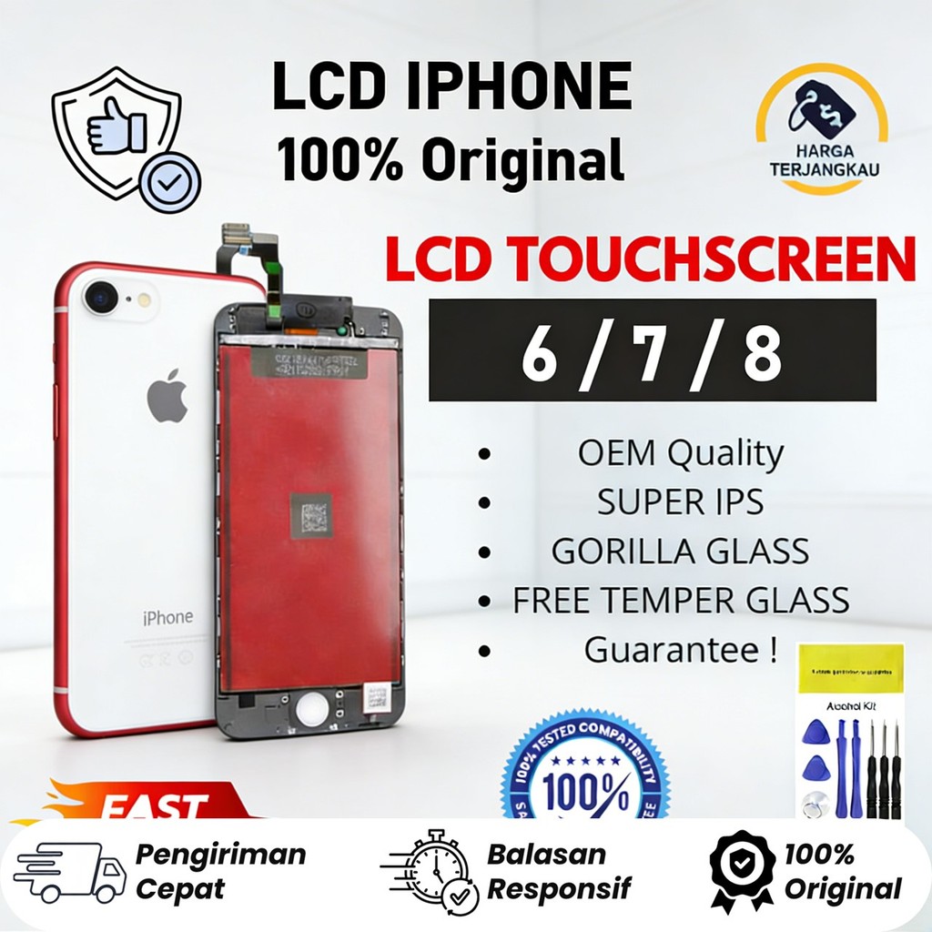 LCD IP 7 Plus Fullset LCD Touchscreen Original / LCD IPHONE 7 PLUS ORIGINAL 100%