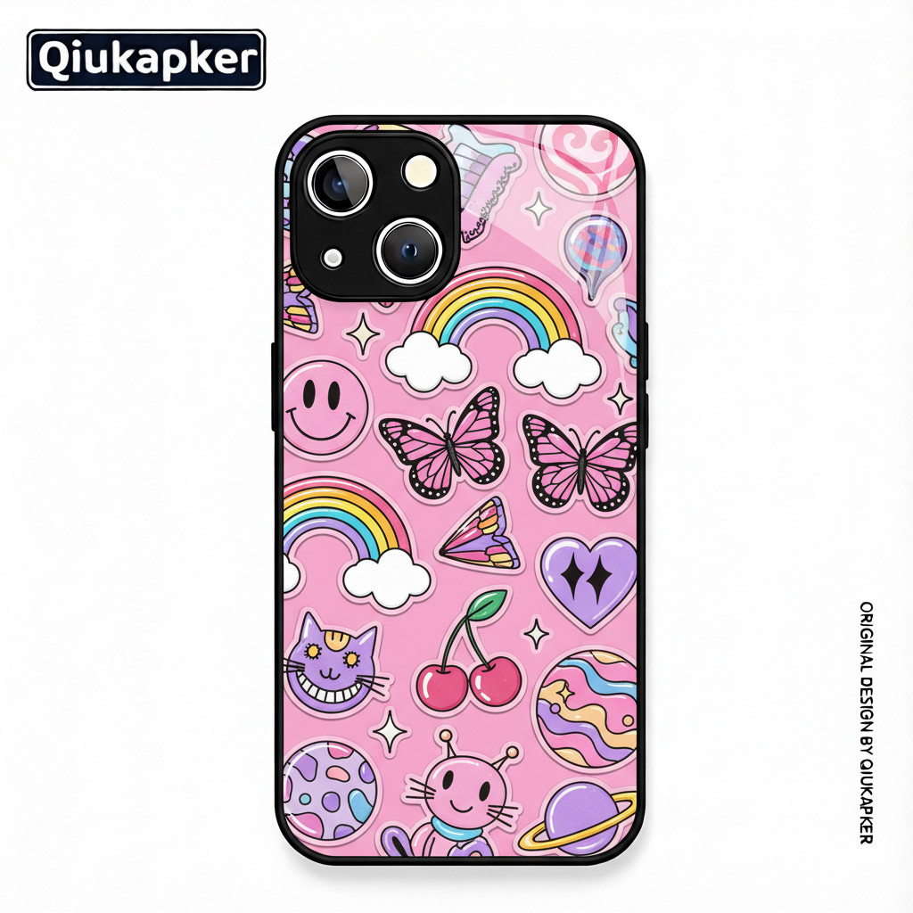 Y2K Pop & 3D Stickers iphone case