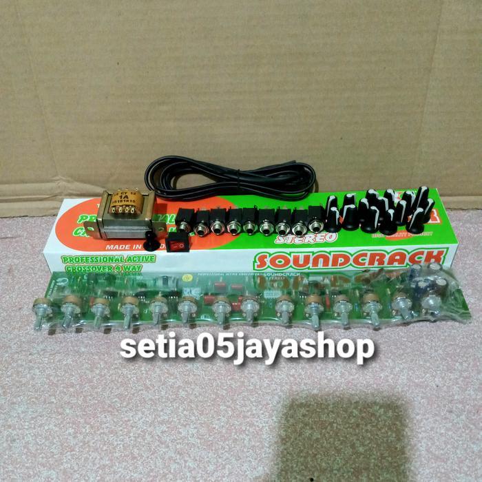 kit aktif crossover 4 way paket lengkap asesorist plus trafo 1A ct 18v