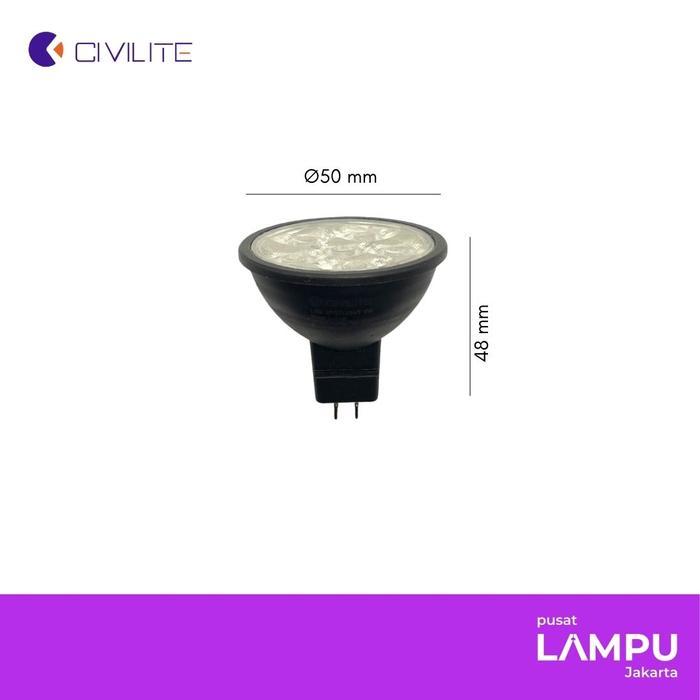 CIVILITE Mr16 Black Series SMD 5MATA 5WATT 220Volt