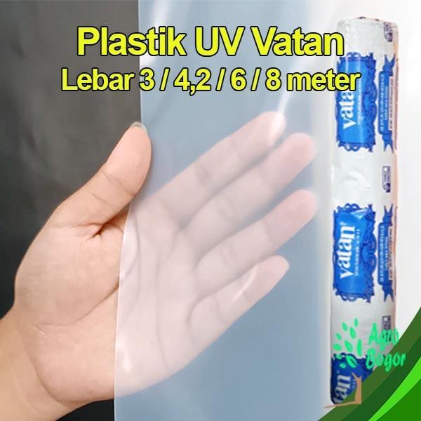 PLASTIK UV VATAN LEBAR 8 METER 200 MICRON