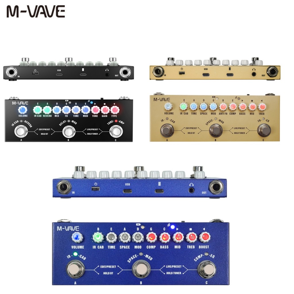 Baru M-VAVE Cube Baby Cube Baby BASS Cube baby AC Effects Pedal for Different Guitar Effect Pedal Gu
