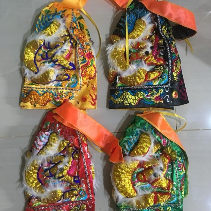 Jubah Dewa Baju Kimsin Taiwan Motif Naga Timbul 19 Inch