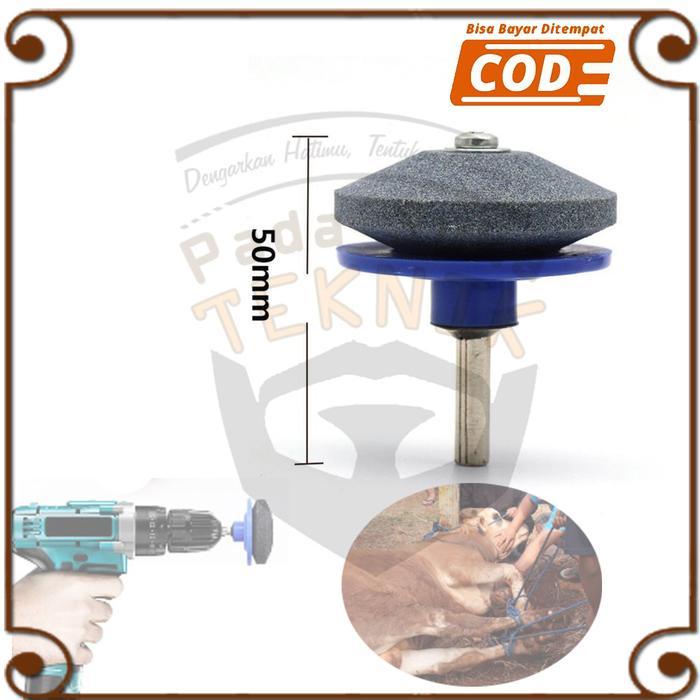 Mata Bor Batu Asah Poles Gosok Pisau Golok Sembelih Potong Daging Hewan Kurban Sapi Kambing Besar