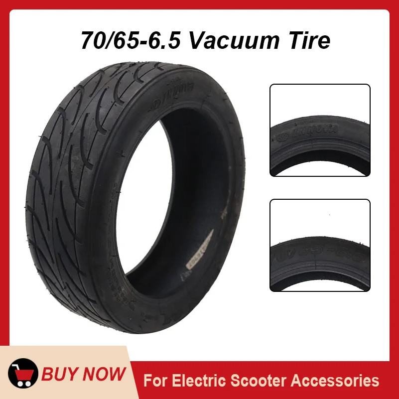 10 Inch Scooter Tyres 70/65-6.5 Tubeless Tyre Vacuum Tire for Xiaomi Ninebot 9 Segway Ninebot Mini S