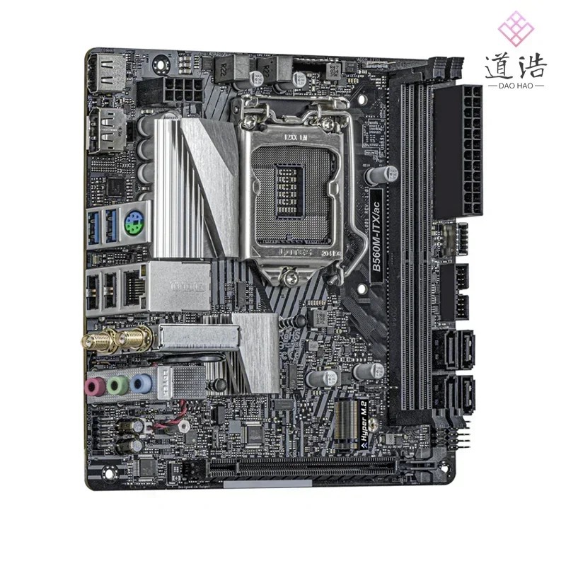 For ASROCK B560M-ITX/AC Motherboard 64GB HDMI PCI-E4.0 M.2 LGA 1200 DDR4 Mini-ITX B560 Mainboard