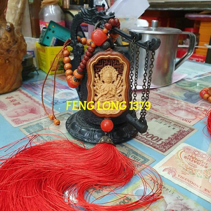 HIASAN GANTUNGAN MOBIL CAR HANGER KAYU GUAN YIN / KWAN IM