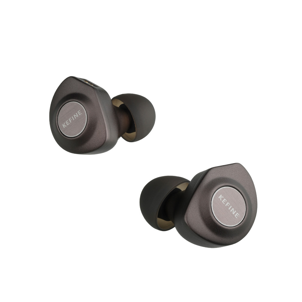 KEFINE Delci 10mm DLC+PU Diaphragm Dynamic Driver Hifi Wired IEM Earphones with CNC Metal &