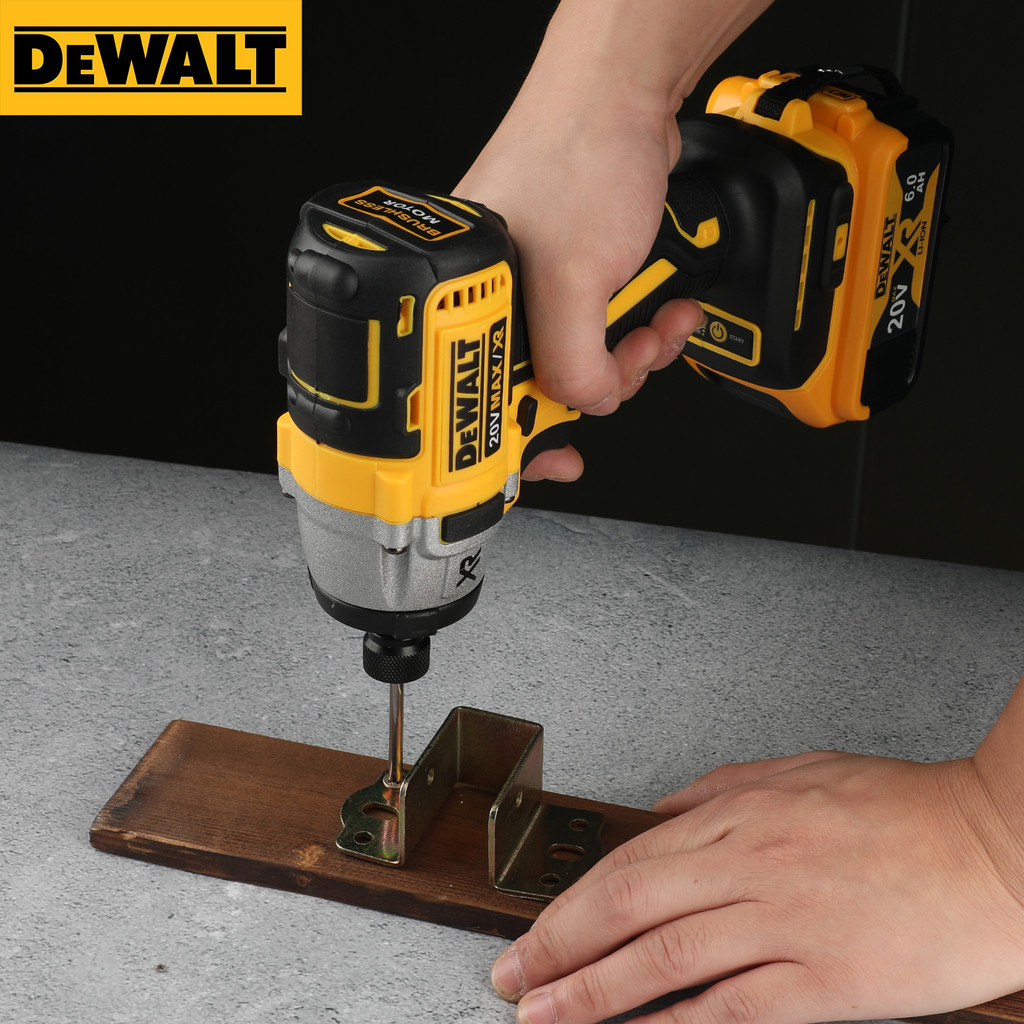 DEWALT BRUSHLESS IMPACT DRILL, DCF887 205N. M, 20V DEWALT BATTERY WIRELESS SCREWDRIVER