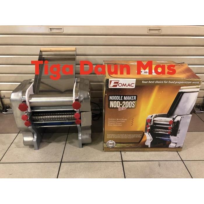 Mesin Cetak Mie Stainless Fomac / Mesin Penggiling Mie Listrik