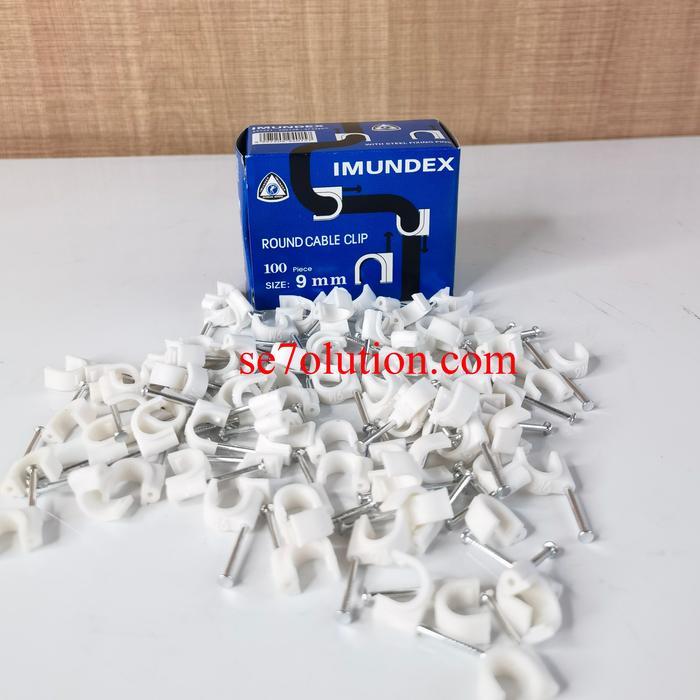 Imundex Klem Kabel 9mm (100 Pcs)