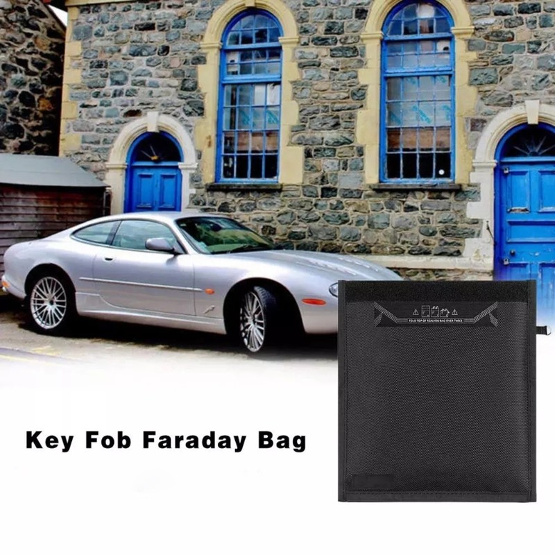 Car Key Fob Cell Phone Antitracking Pouch Faraday Bag RFID Signal Shielding Box M76A