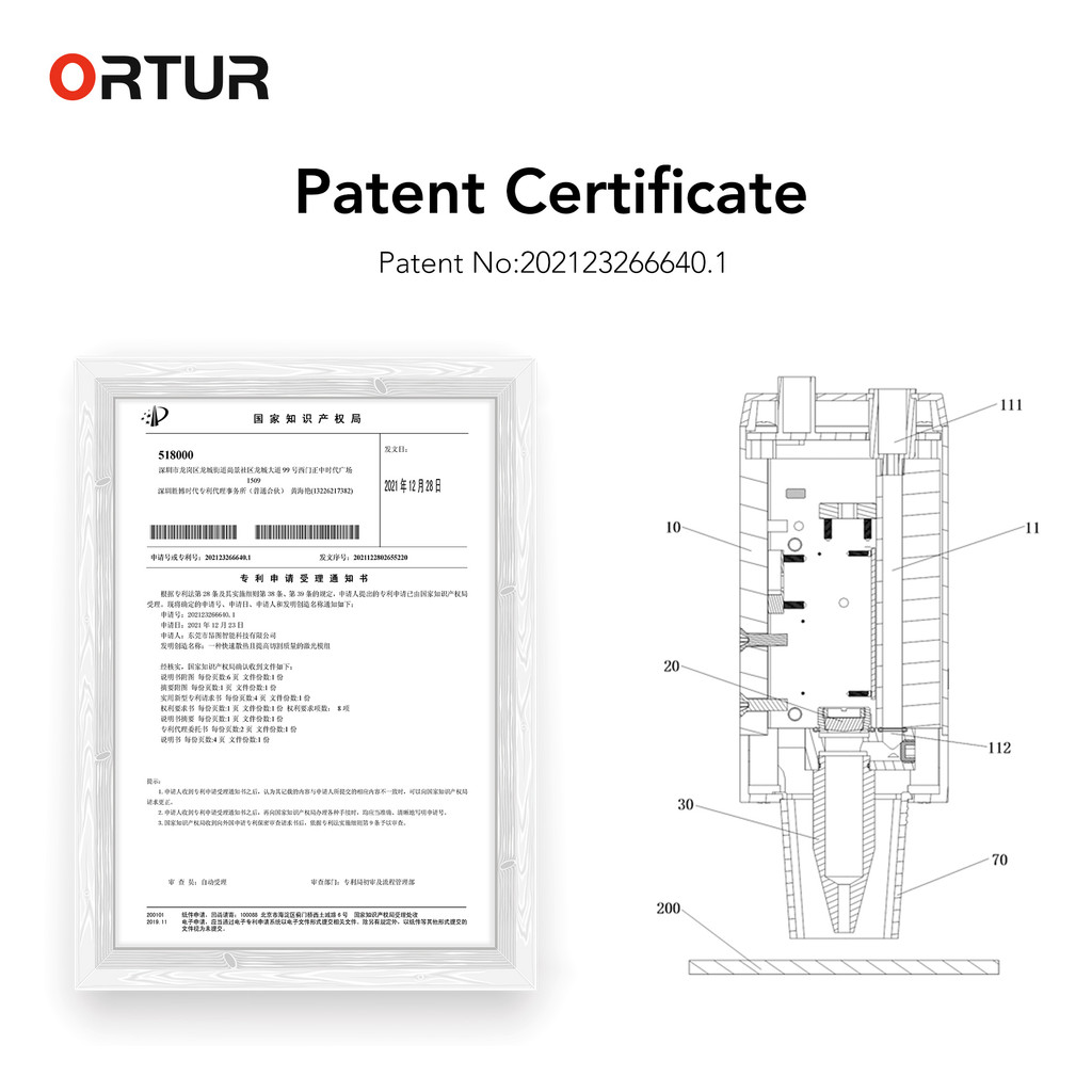 Ortur 2W 5W 10W CNC Laser Module Cutting Tools Compressed spot technology 10W laser head Engraving