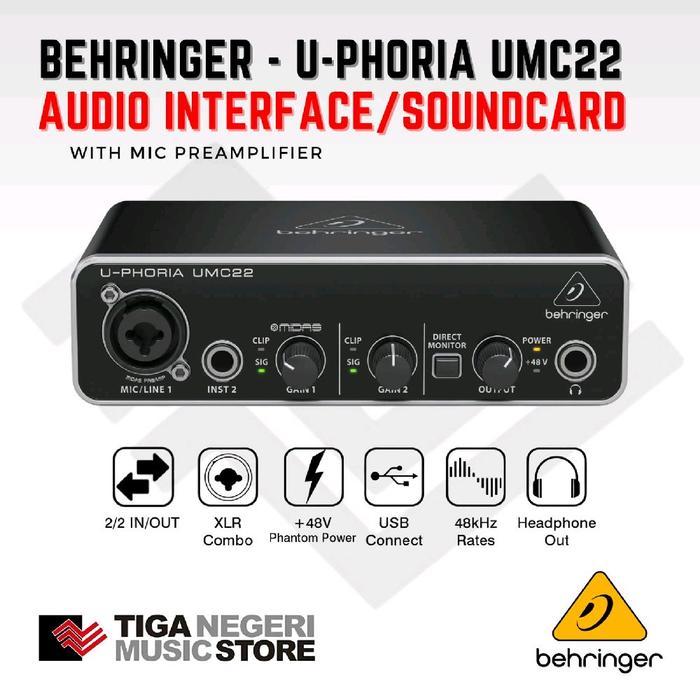 Soundcard Behringer UMC22