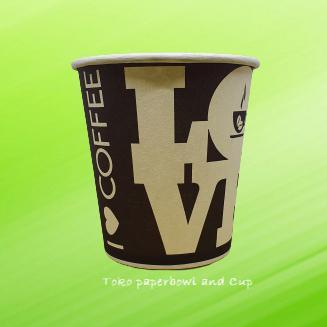 PAPER HOT CUP 9 OZ 210 ML ISI 1000 PCS MOTIF COFFEE