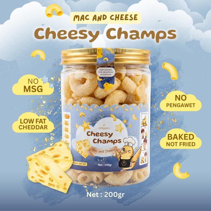 ASLI Cheesy Champs Mac & Cheese - Makaroni Panggang READY STOCK
