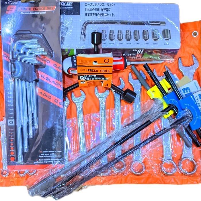 PAKET ALAT BONGKAR / ALAT BENGKEL MOTOR SUPER LENGKAP MURAH
