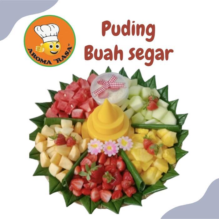 Tumpeng Puding/Tumpeng Puding Buah/Puding Buah ulta/Puding Buah segar 10 porsi