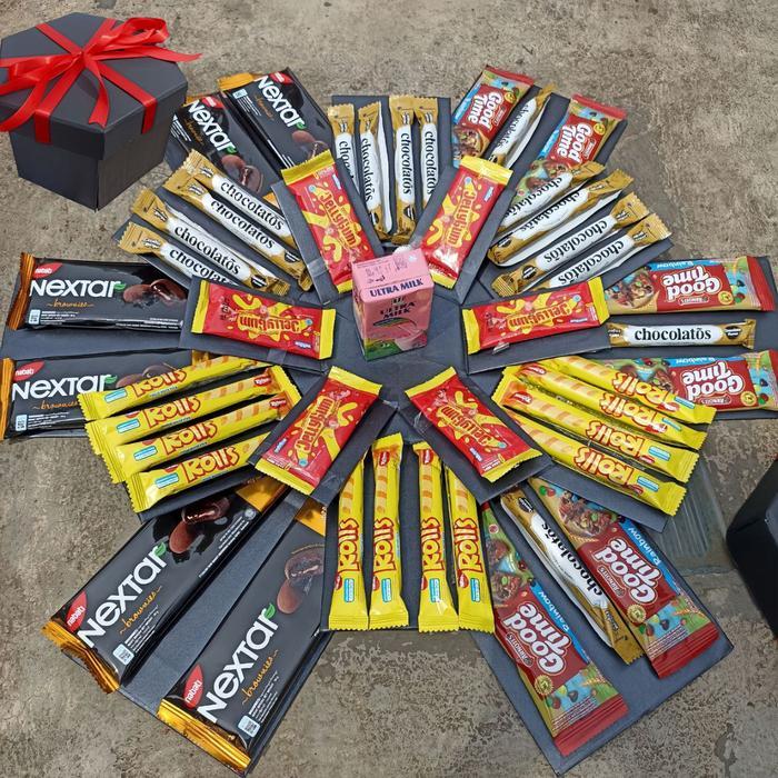kado ulang tahun cewe - snack box - kado snack box - hampers - box tarik uang Hadiah