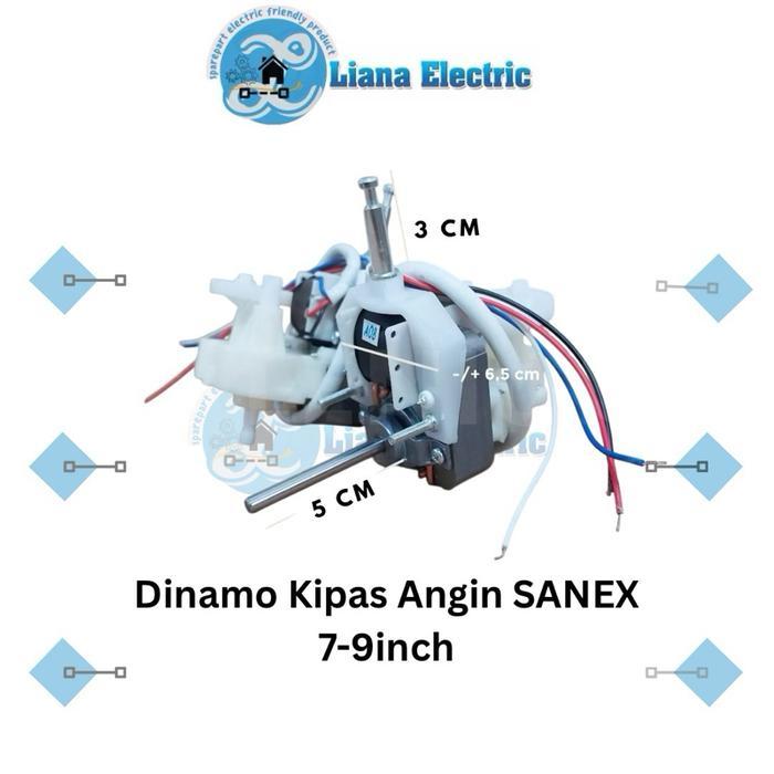 SANEX DINAMO KIPAS ANGIN SANEX DESKFAN 8 INCH 2 SPEED PENGGANTI ORIGINAL TEBAL GULUNGAN 1,4CM