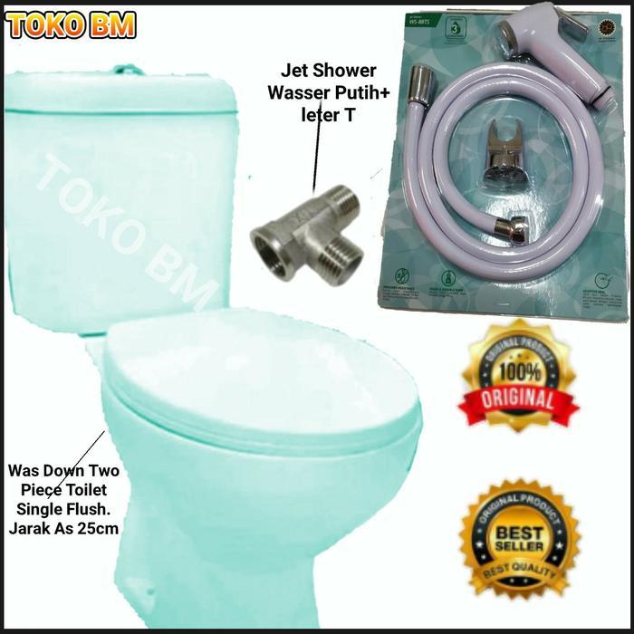 Oulu C433 Closet Duduk/Toilet Duduk/Closet Dual Flush Putih