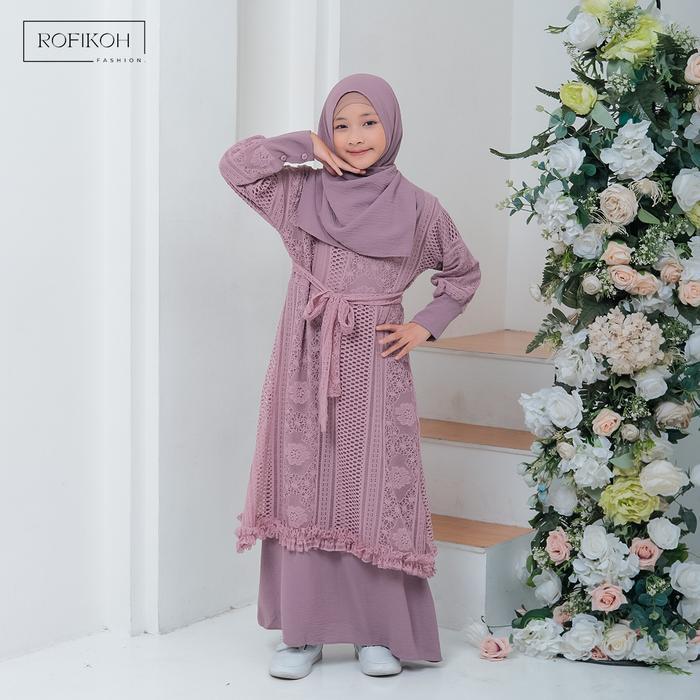 GAMIS ANAK PEREMPUAN DRESS MIDI ANAK 1-15 TAHUN