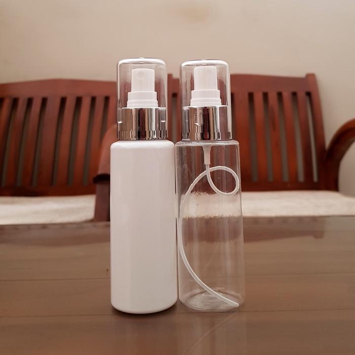 Botol Spray 100 ML RF Spray Silver Fullcap