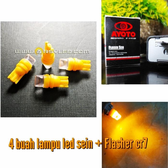 Stok Baru LED SEIN + Flasher CR7 beat mio Scoopy Vario nmax supra Motor