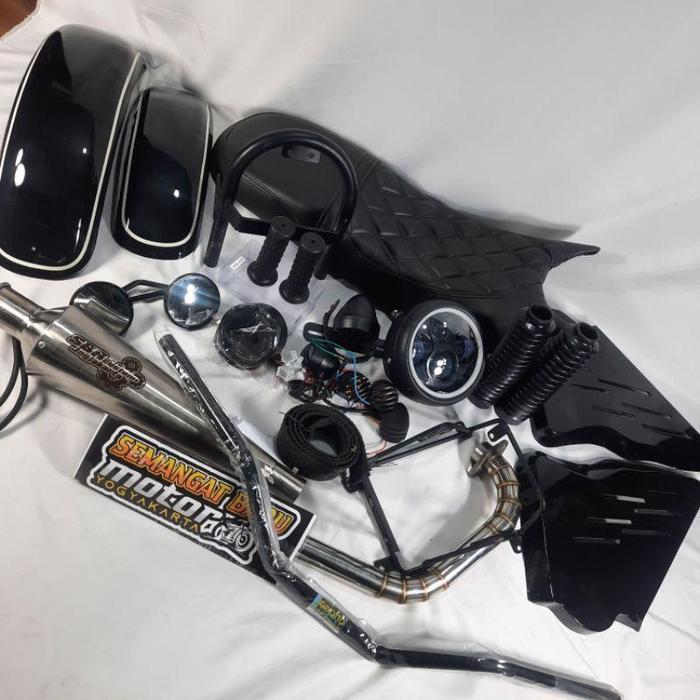 PAKET CUSTOM VERZA CB150VERZA  MP MONO MEGAPRO MONO TANPA GANTI TANGKI KUALITAS THE BEST COSTUM COST