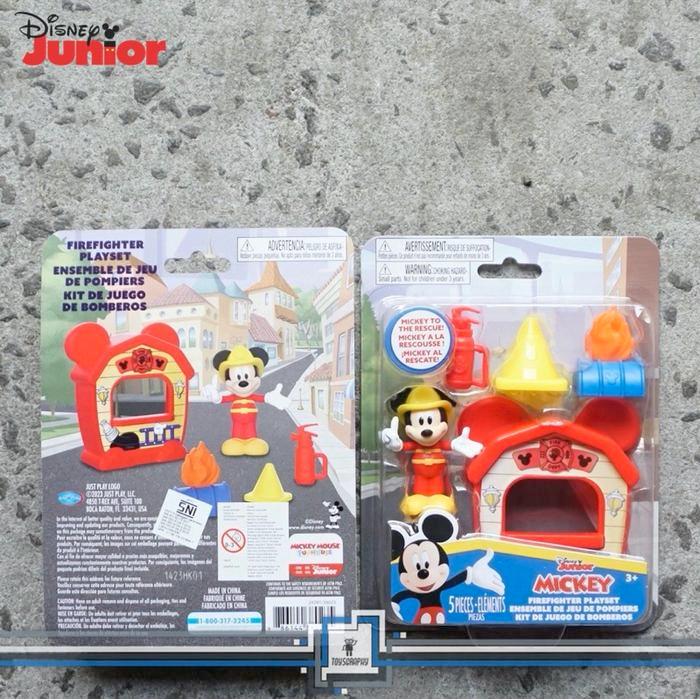 DISNEY JUNIOR MICKEY MOUSE FIRE FIGHTER TOYS PLAYSET JUST PLAY