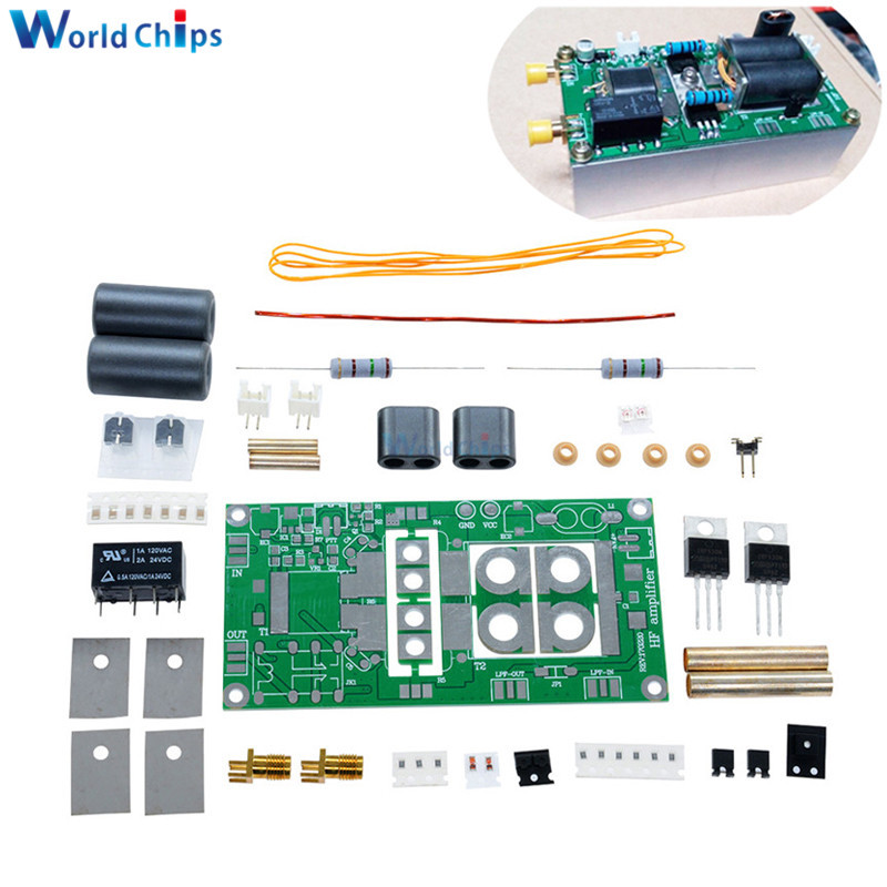 PROMO DIY Kits 70W SSB linear HF Power Amplifier For FT-817 KX3 Ham Radio 13.8V Power Supply Hot Sal