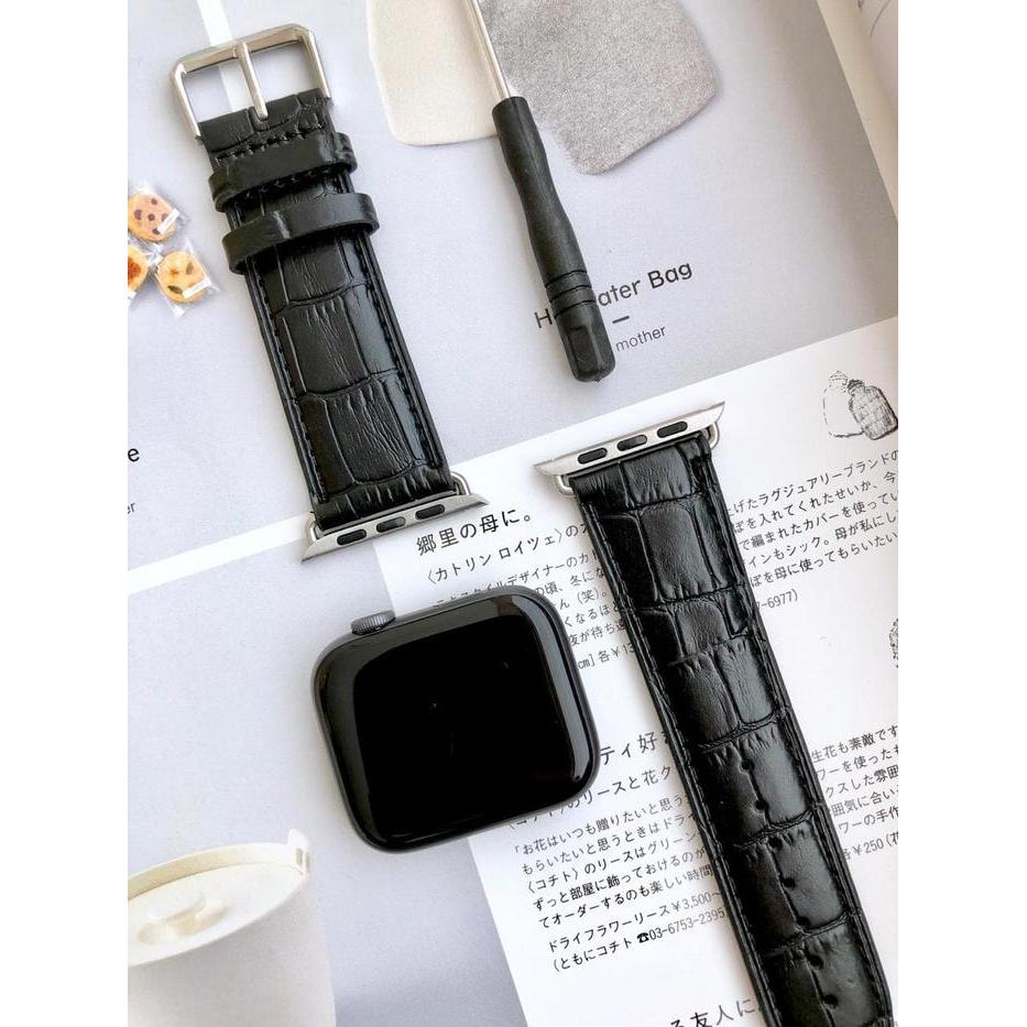 Stok Baru Tali Jam Tangan Apple Watch Strap Series 2 3 4 40mm 44mm 42mm IWO 8
