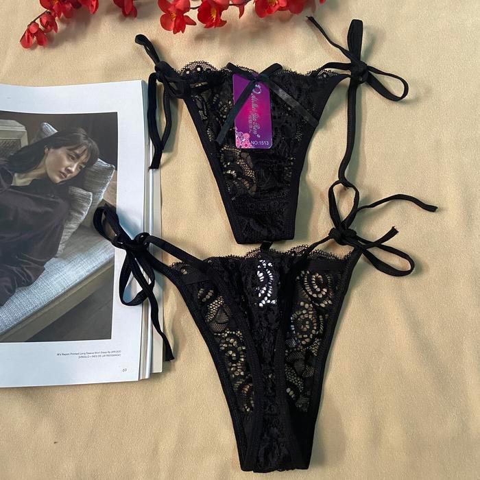 Celana Dalam Wanita, Cd Gstring Brukat Sexy, Celana Dalam Gstring Lace Co