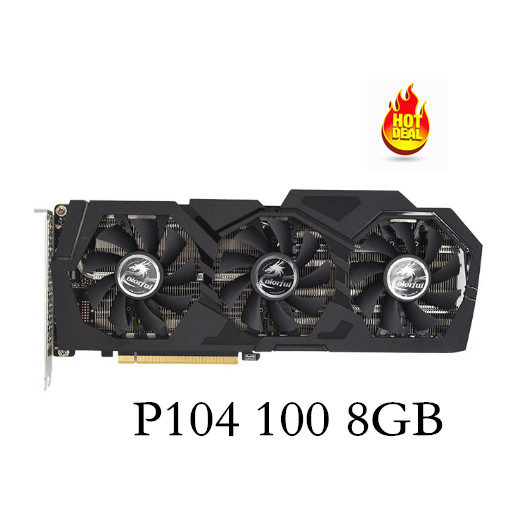 NVIDIA GPU P104 100 Graphics card ETH Hashrate 33+mh/s P104-100 Ethereum GDDR5X 256bit 11000MHz Vide