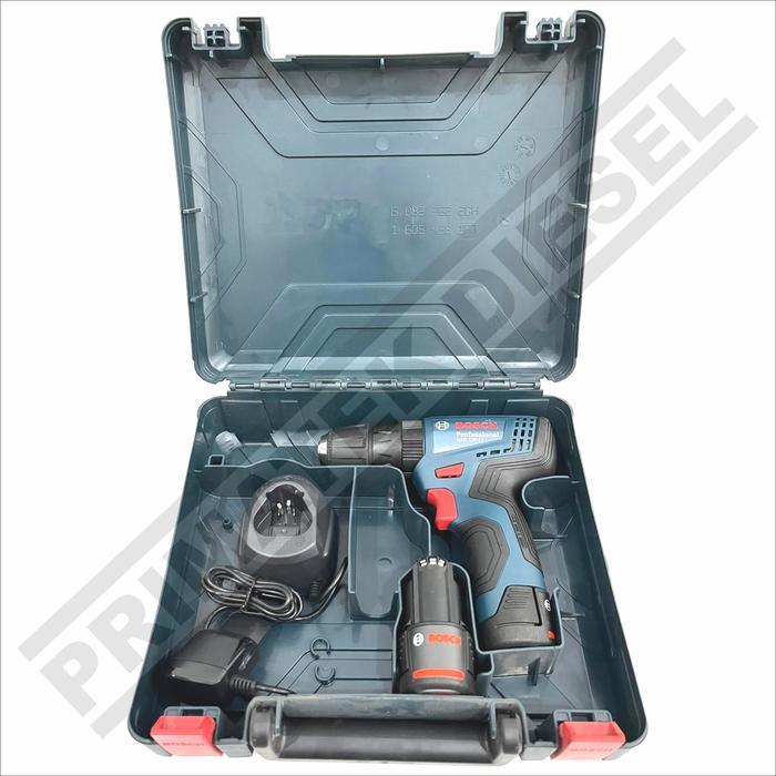 (BOSCH GSB-120-LI) Mesin Bor Tangan 10mm BATERAI 12V GSB120 BOSCH / Mesin Bor Besi Kayu Beton
