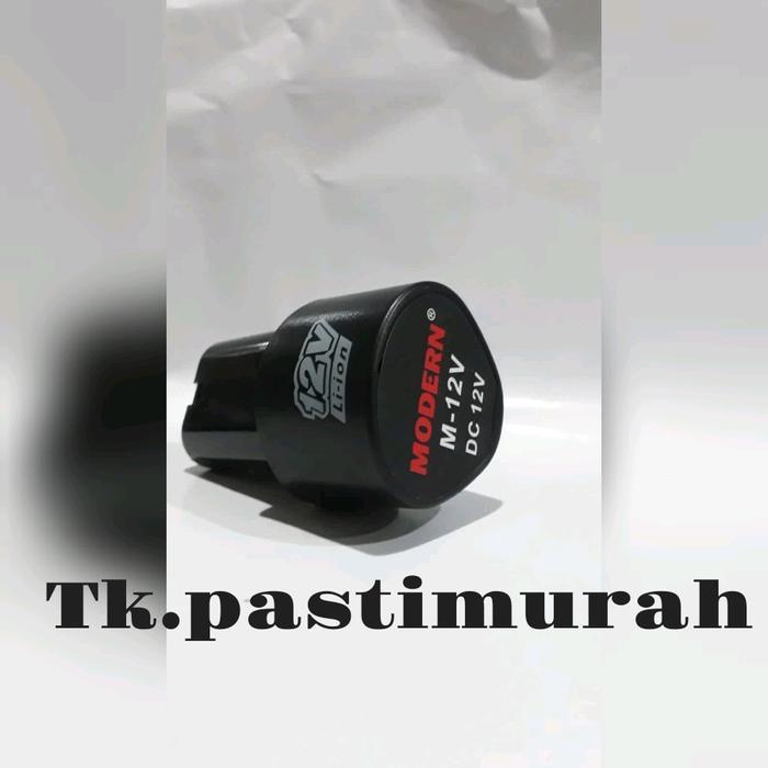 Baterai bor cas modern 12V/Baterai cordless Mailtank Modern Batrai Batre