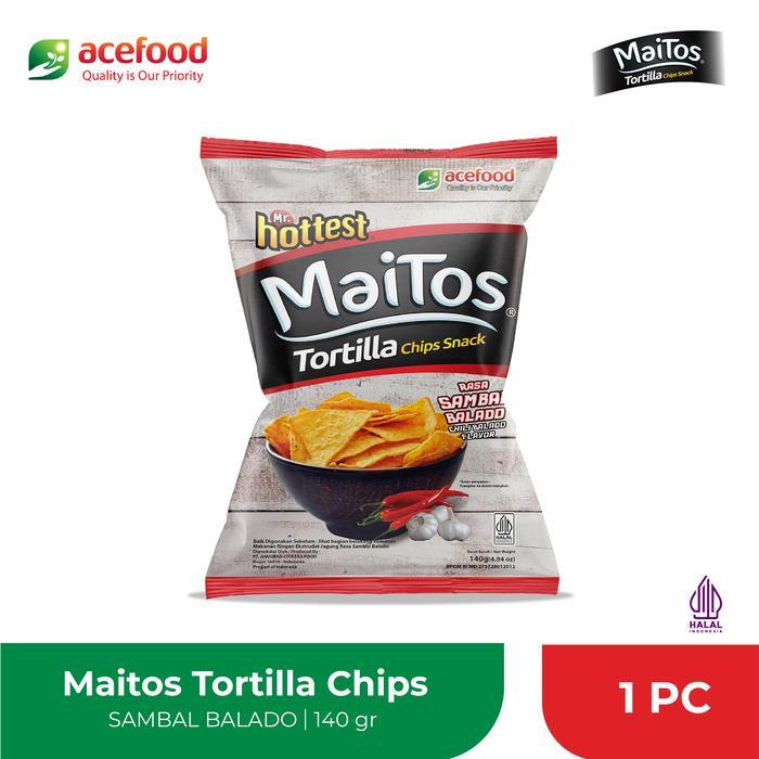 [] Maitos Tortilla 140 Gram Rasa Sambal Balado